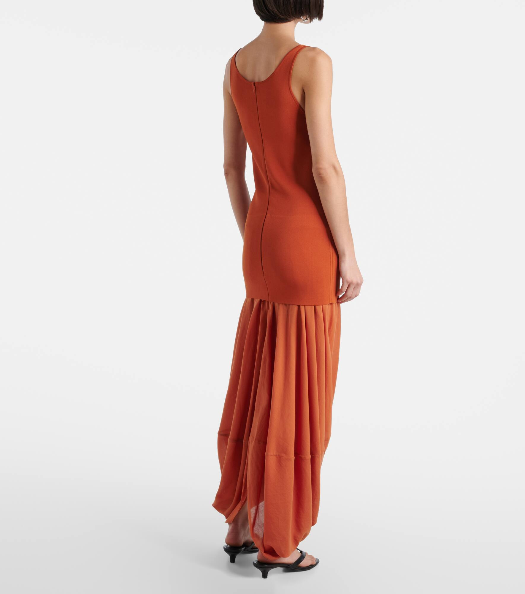 Cocoon jersey midi dress - 3