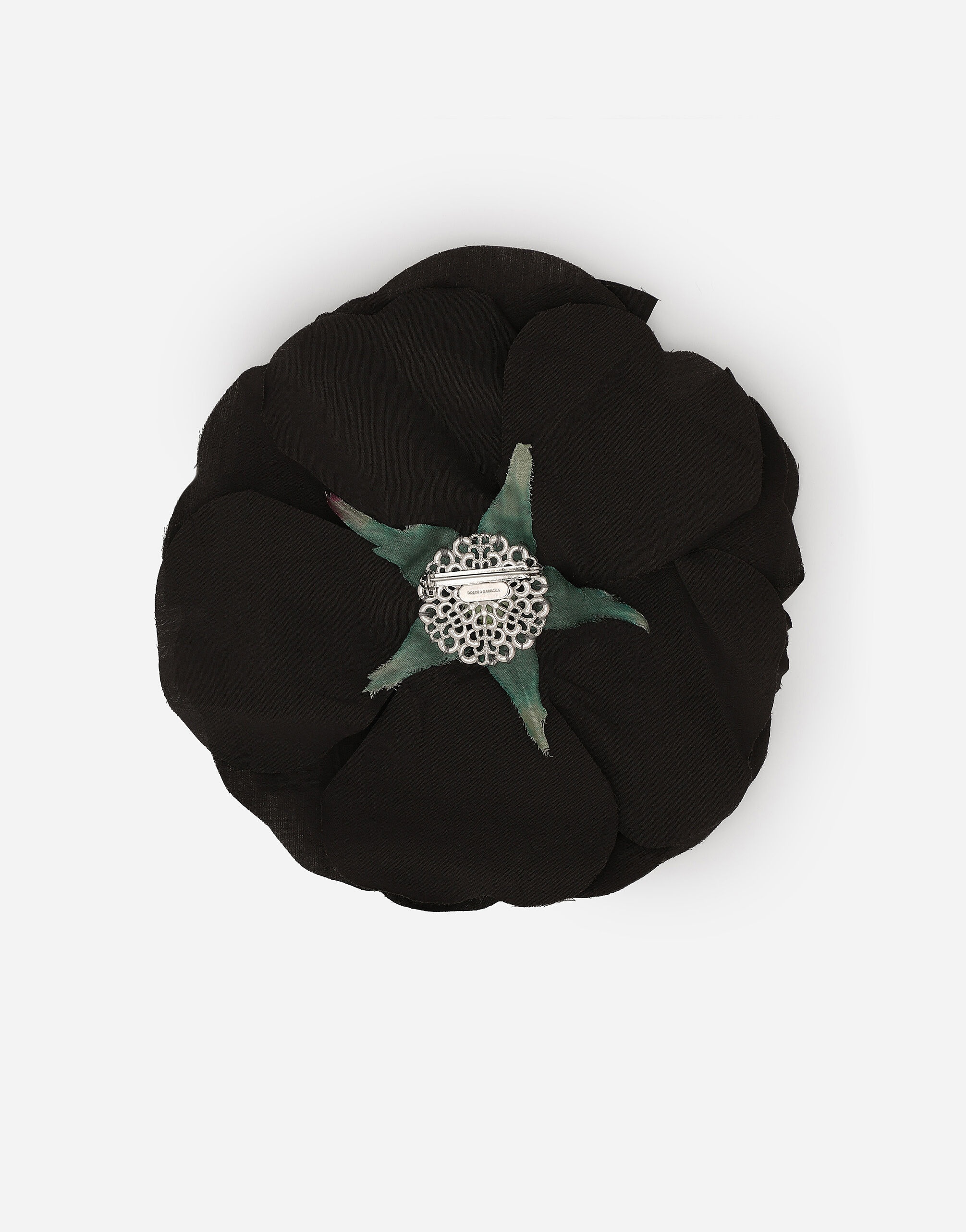 Floral poplin brooch - 2