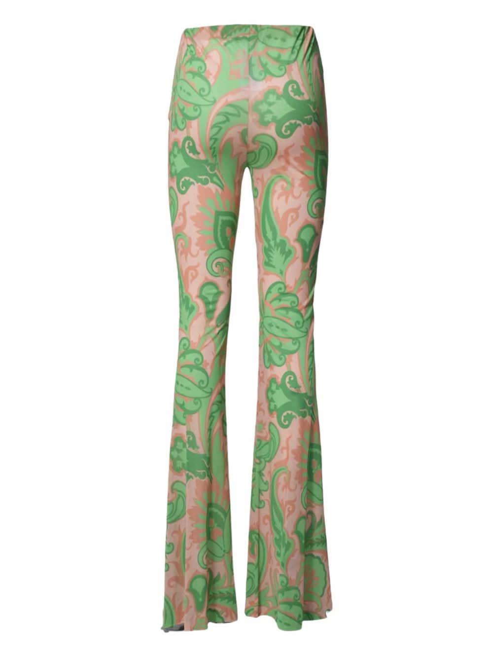 paisley flared trousers - 2