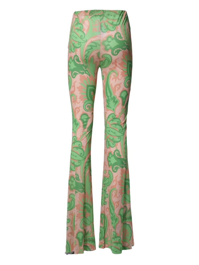 Etro paisley flared trousers outlook