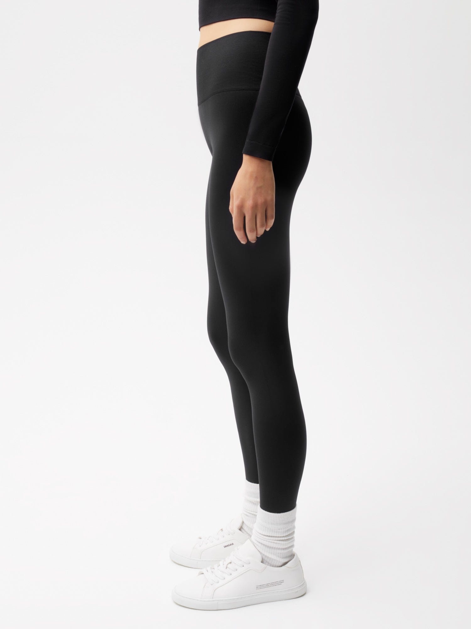 Women's Plant-Stretch Compressive Leggings - Black - 5