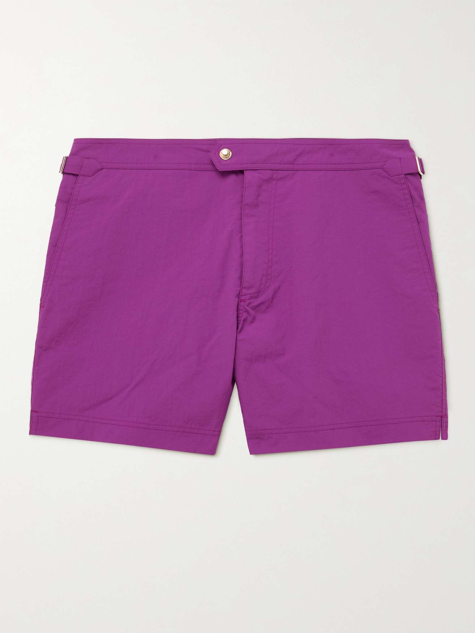 Slim-Fit Mid-Length Swim Shorts - 1