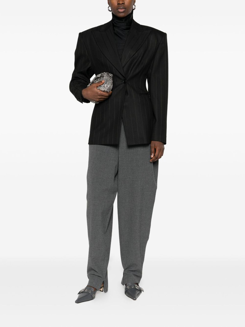 THE ANDAMANE pinstriped single-breasted blazer outlook