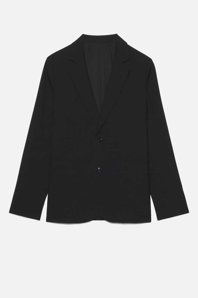 Two Buttons Patch Pockets Jacket 1