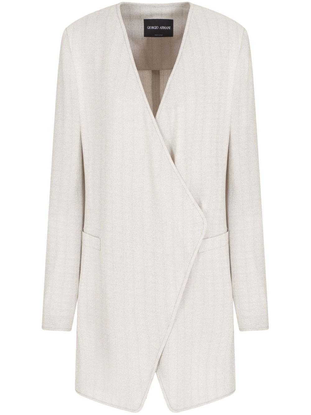 striped blazer - 1