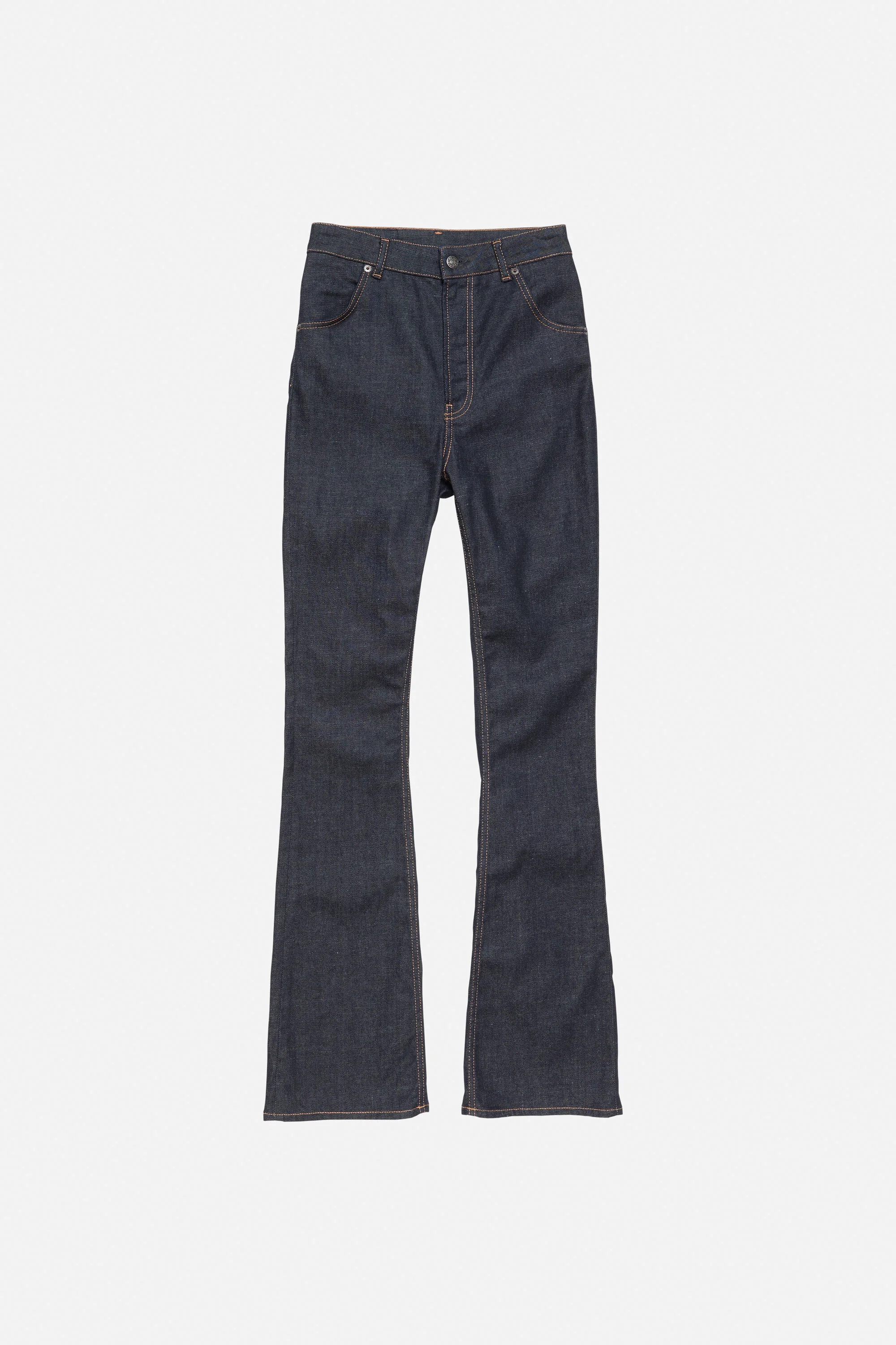Stretch denim trousers - Dark Blue - 1