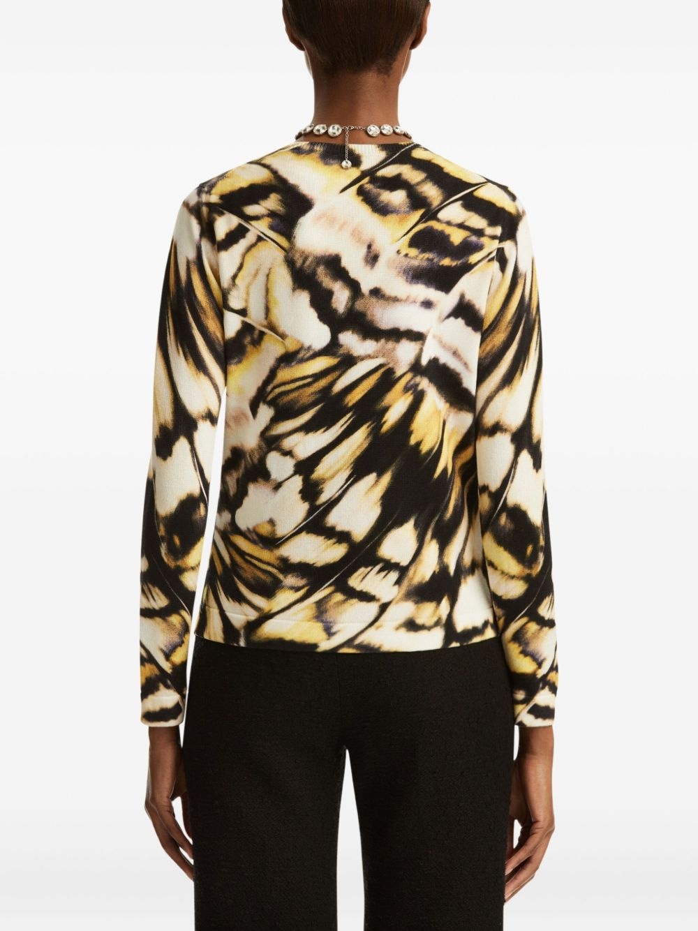printed cardigan - 4