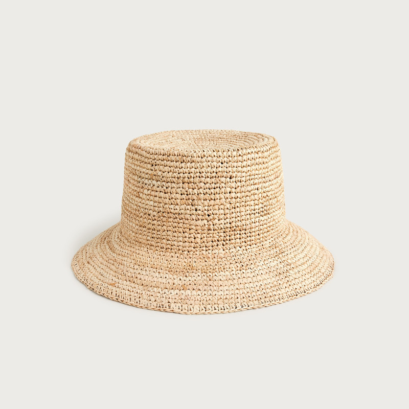 Raffia bucket hat 1
