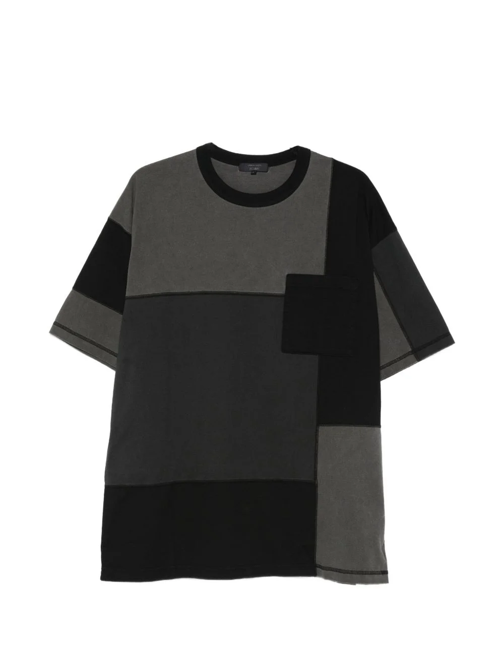 patchwork T-shirt - 1
