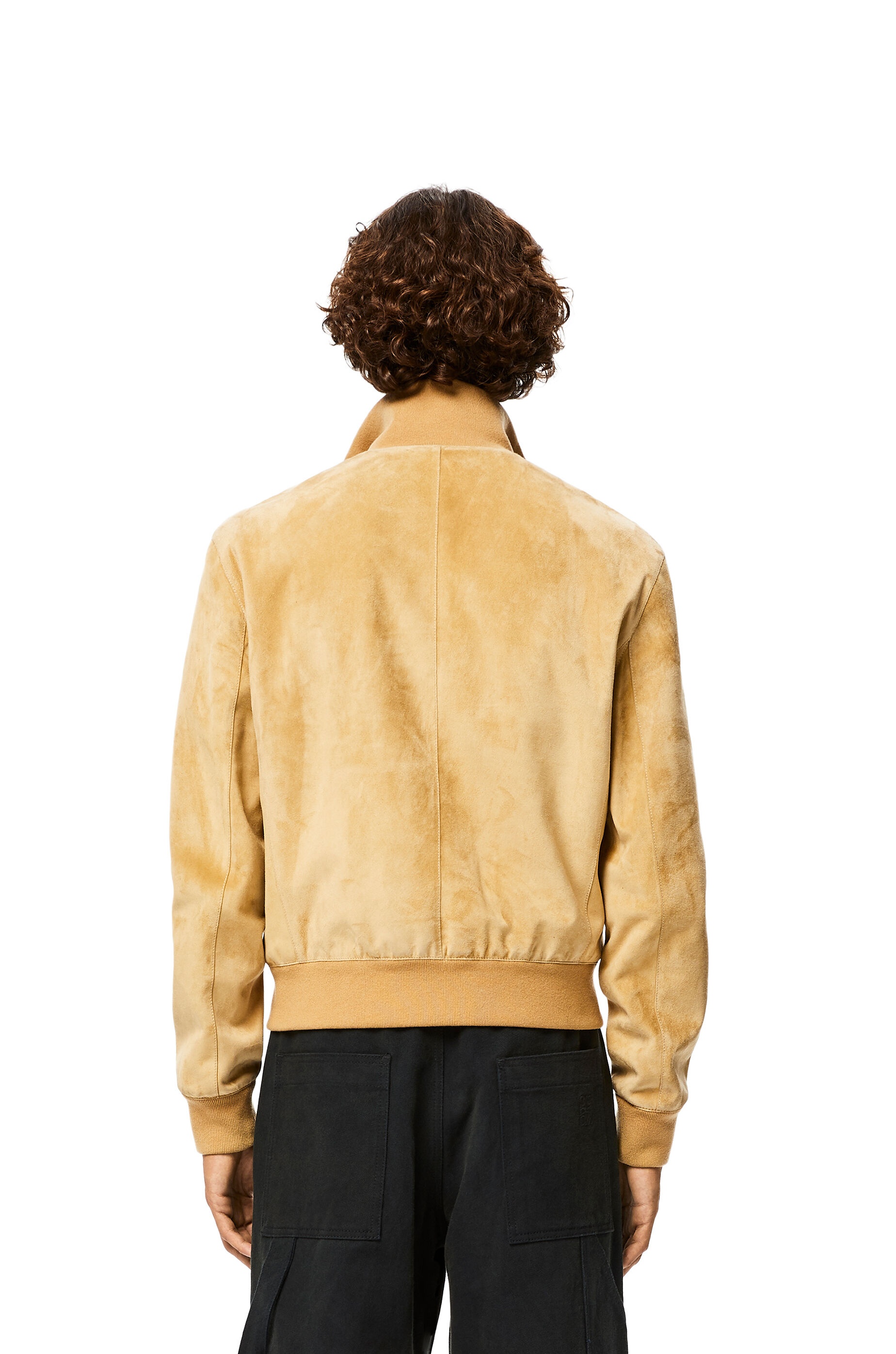 Zip jacket in suede - 4