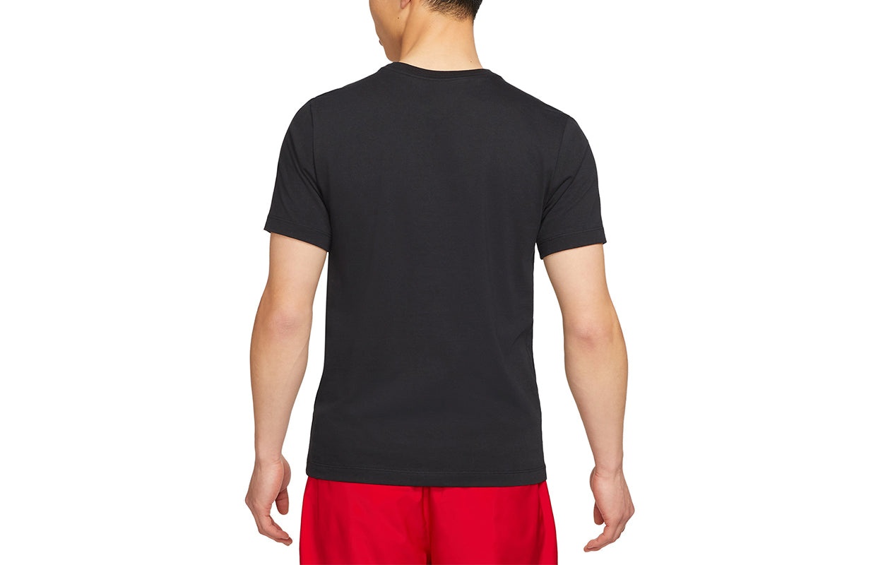 Air Jordan Casual Sports Basketball Breathable Training Short Sleeve Black CZ8395-010 - 2