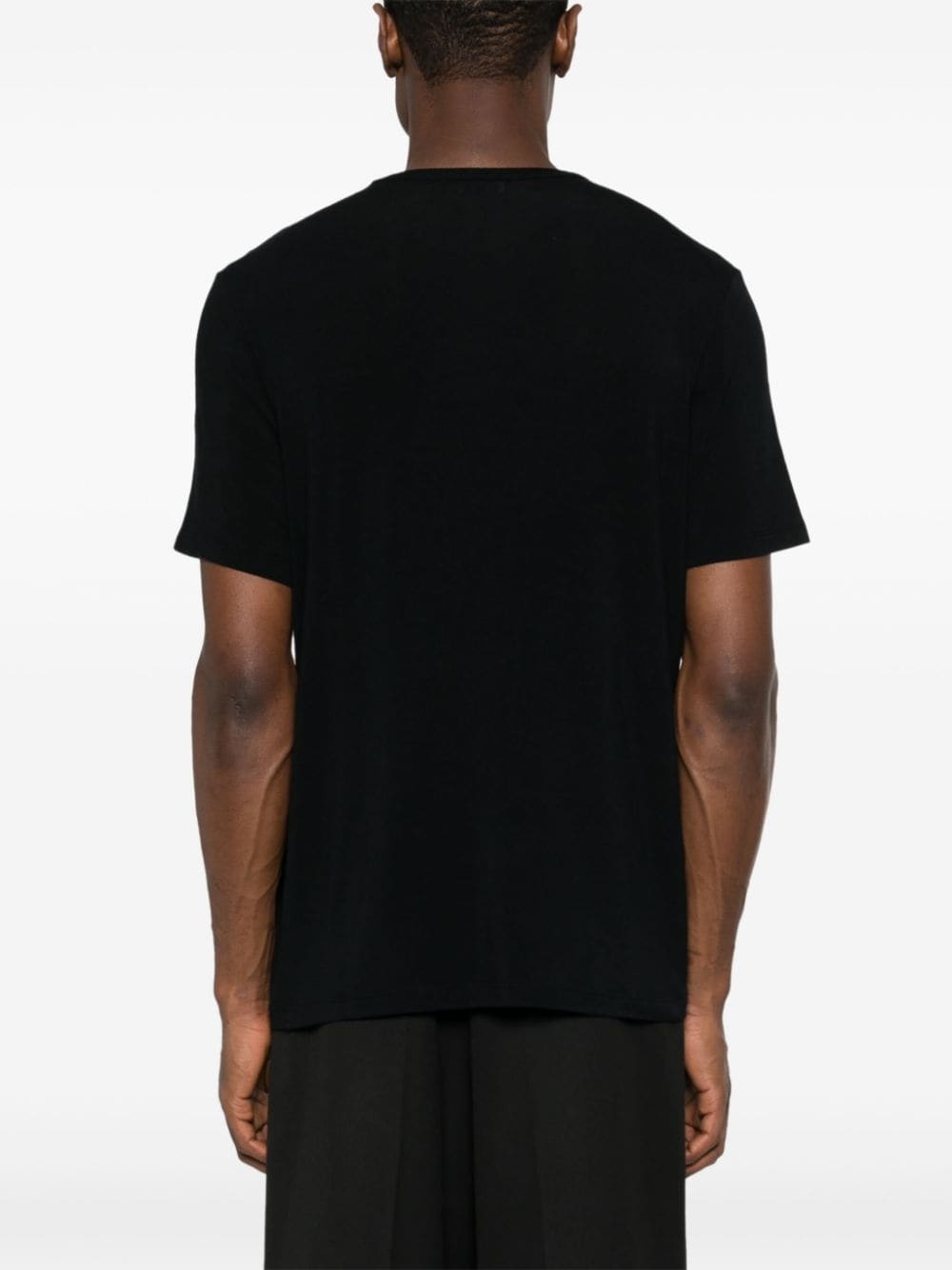 crew-neck ribbed T-shirt - 4