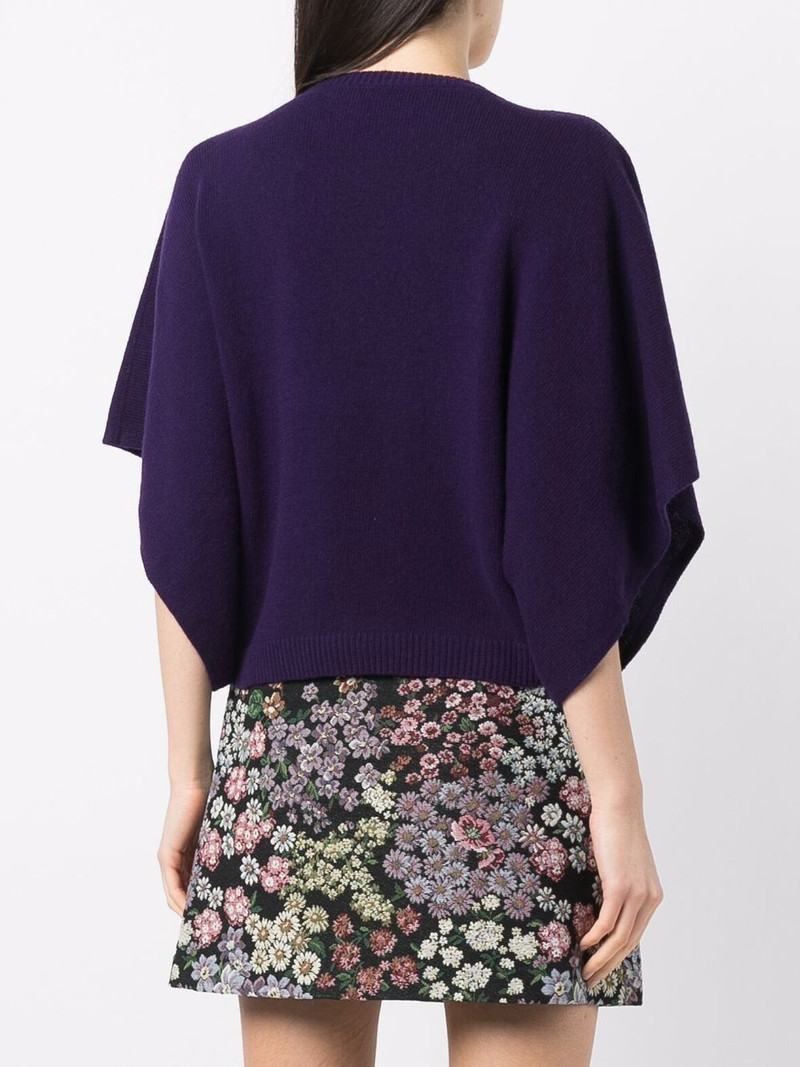 batwing-sleeve knitted top 4