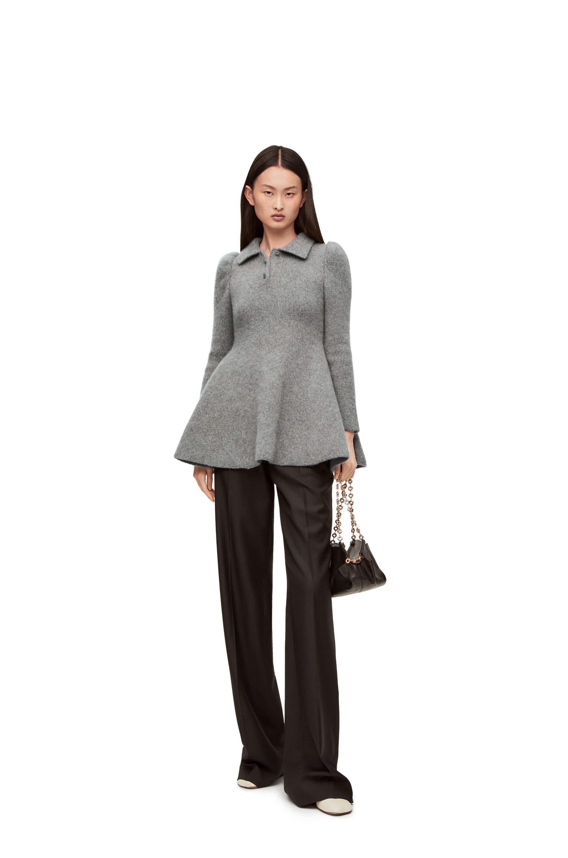 Mini dress in cashmere and mohair - 2