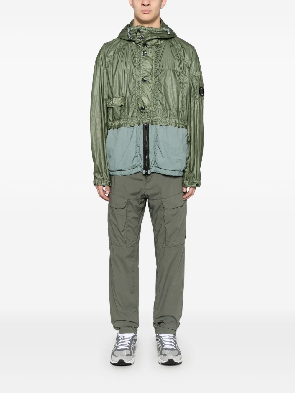 Lens-detail cargo trousers - 2