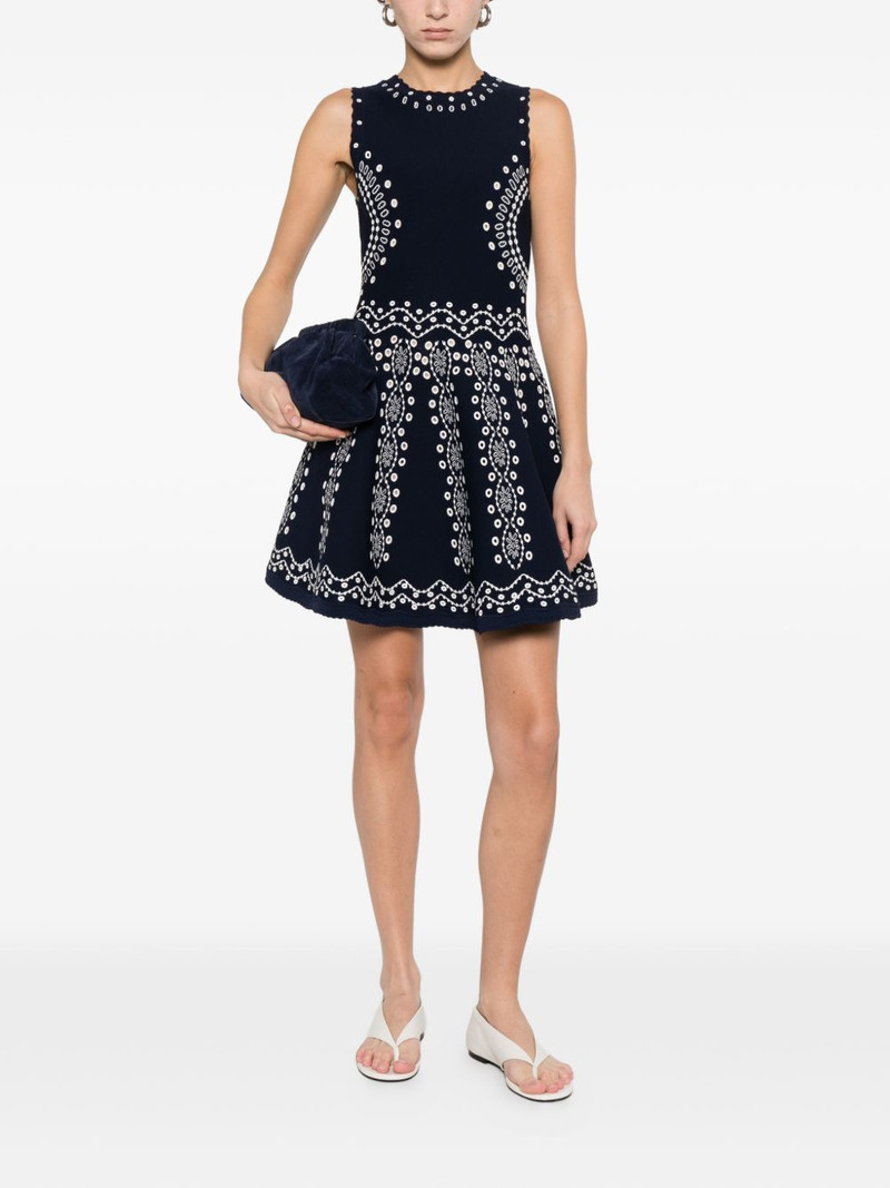 Sandro embroidered knitted dress outlook