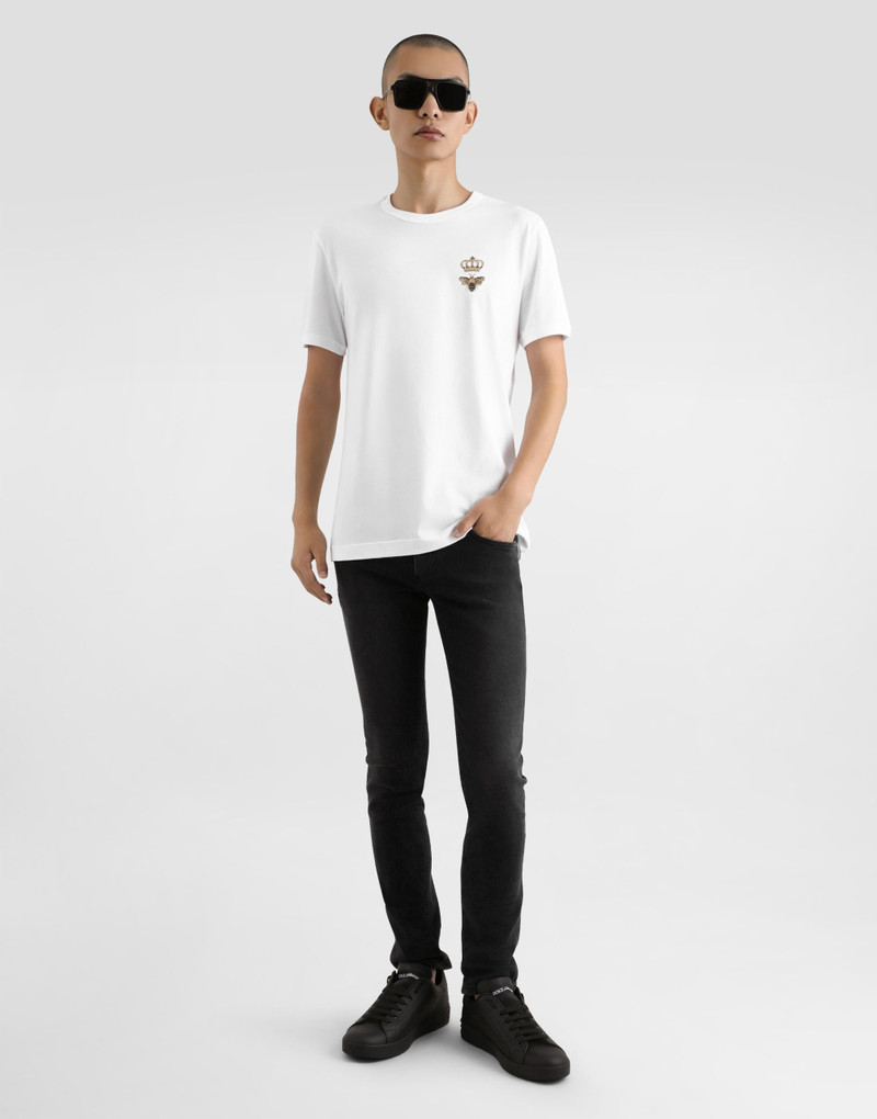 Dolce & Gabbana Cotton T-shirt with embroidery outlook