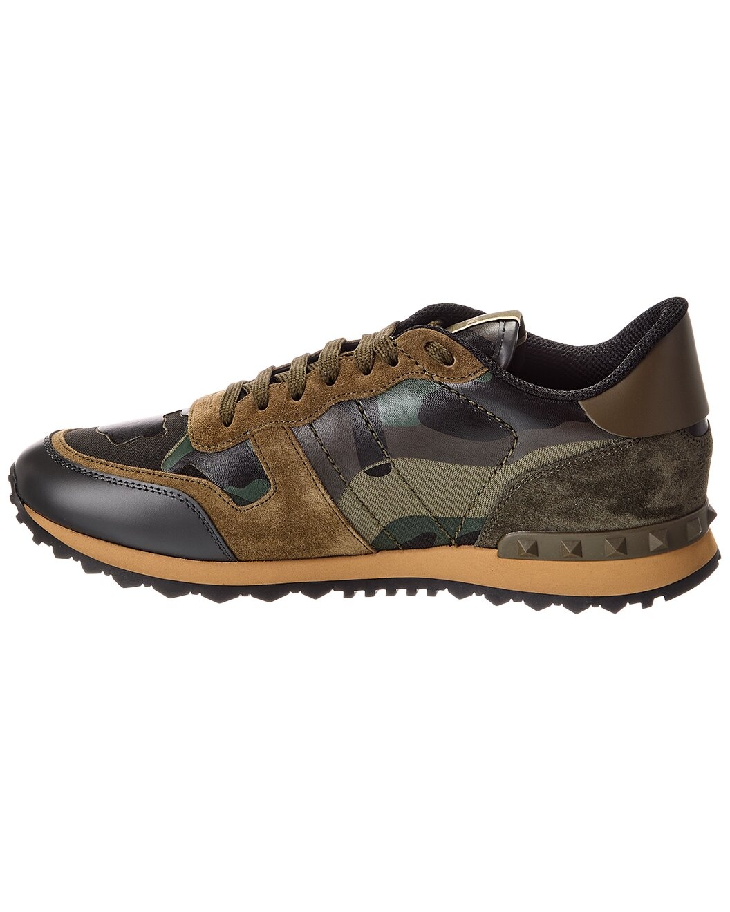 Valentino Rockrunner Canvas & Leather Sneaker - 2