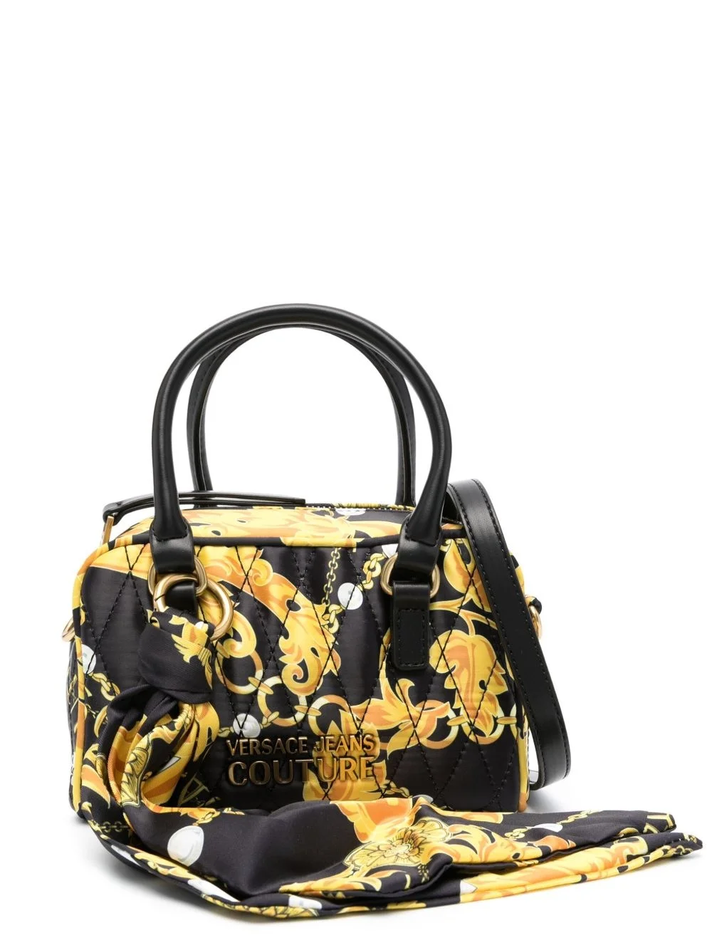 baroque-print tote bag - 1