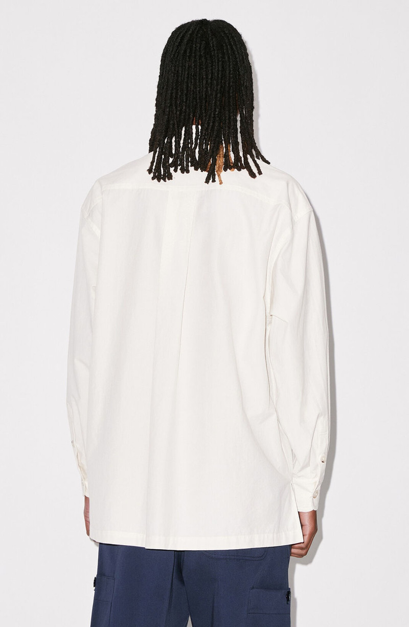 'BOKE FLOWER' Crest oversized shirt 4