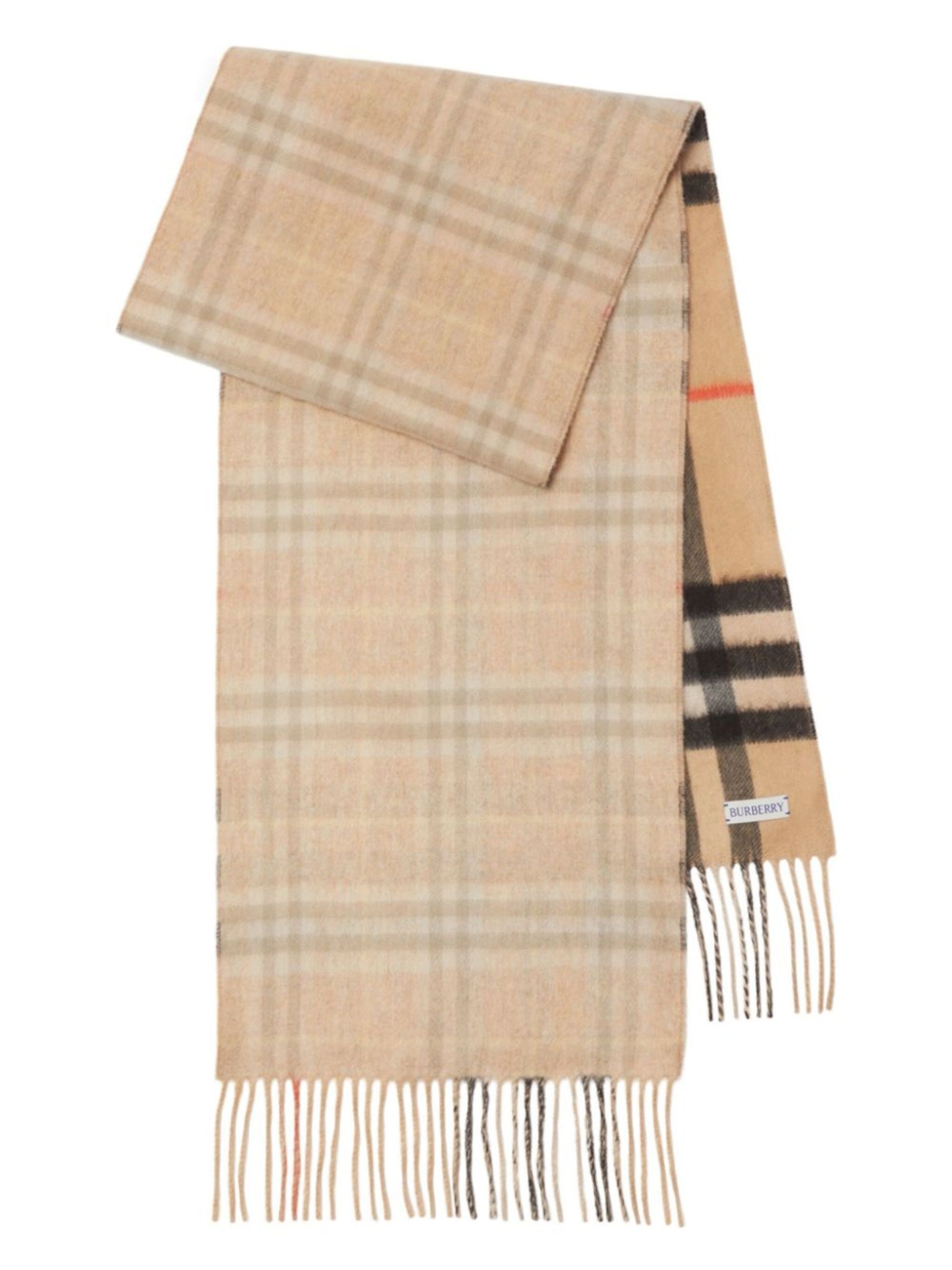 Check Cashmere Scarf - 2