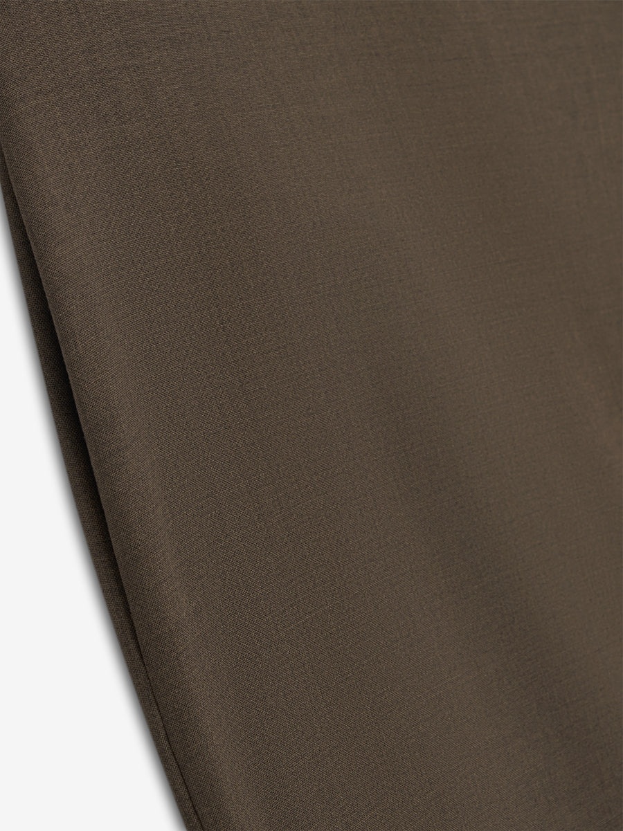 Wool Canvas High Neck Jacket - 3