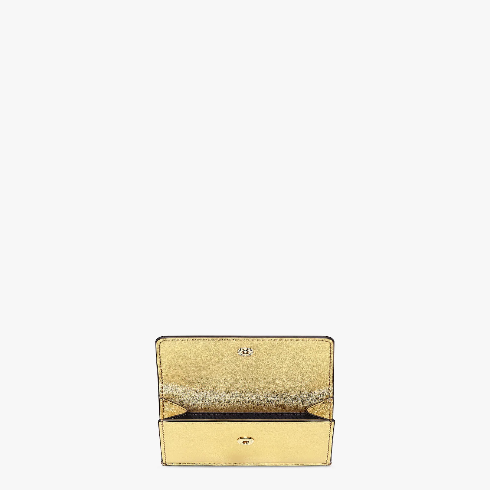 Gold leather wallet - 3