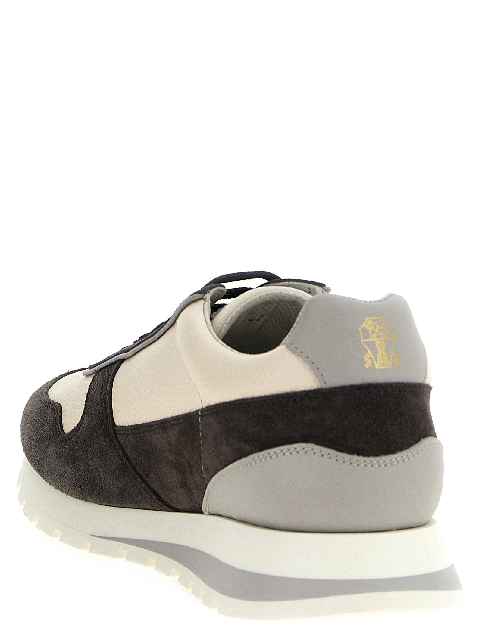 Leather Suede Sneakers Multicolor - 3
