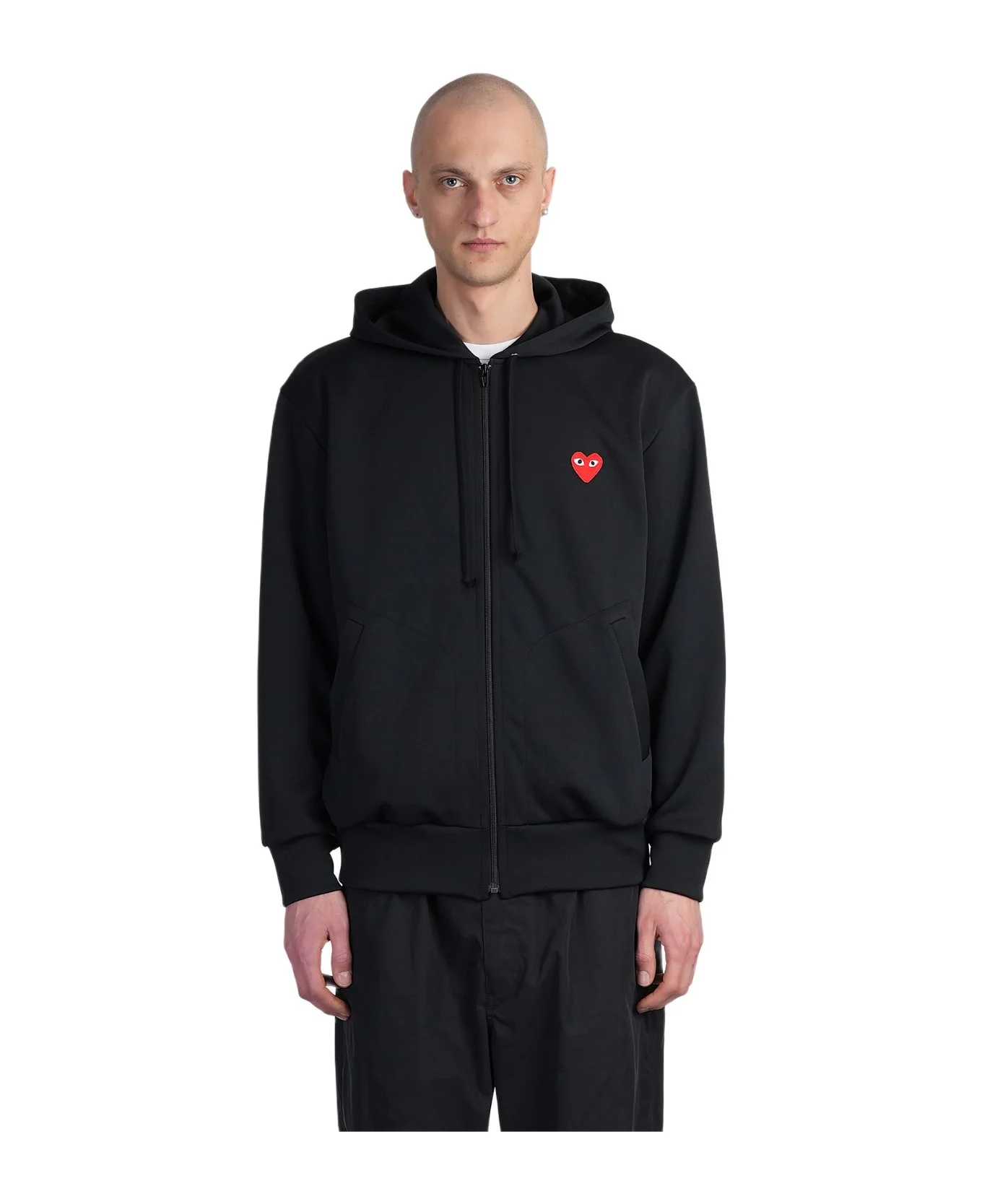 Sweatshirt In Black Polyester - 1