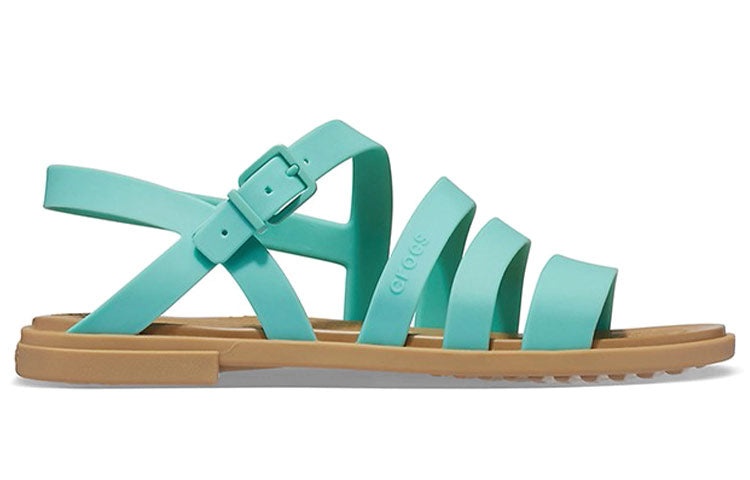 (WMNS) Crocs Tulum Sandals Green 206107-3U3 - 2