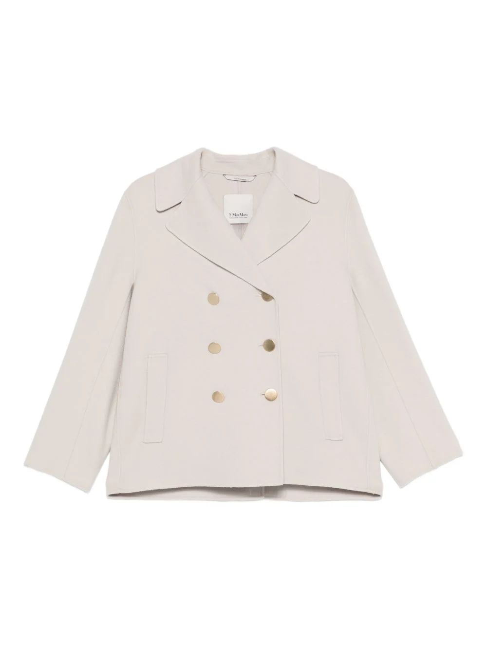 double-breasted pocket coat - 1