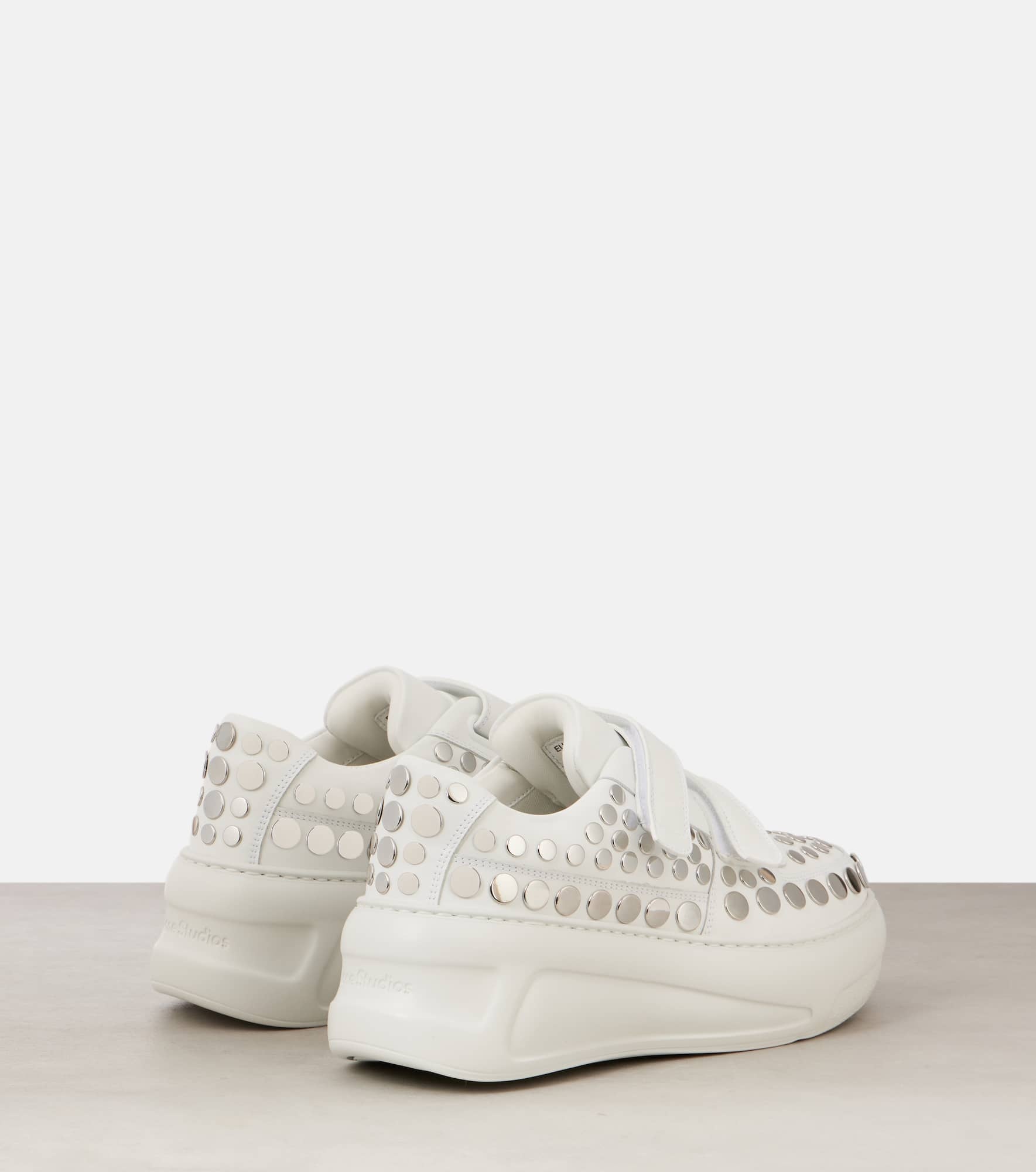 Steffey U Friend studded leather sneakers - 2