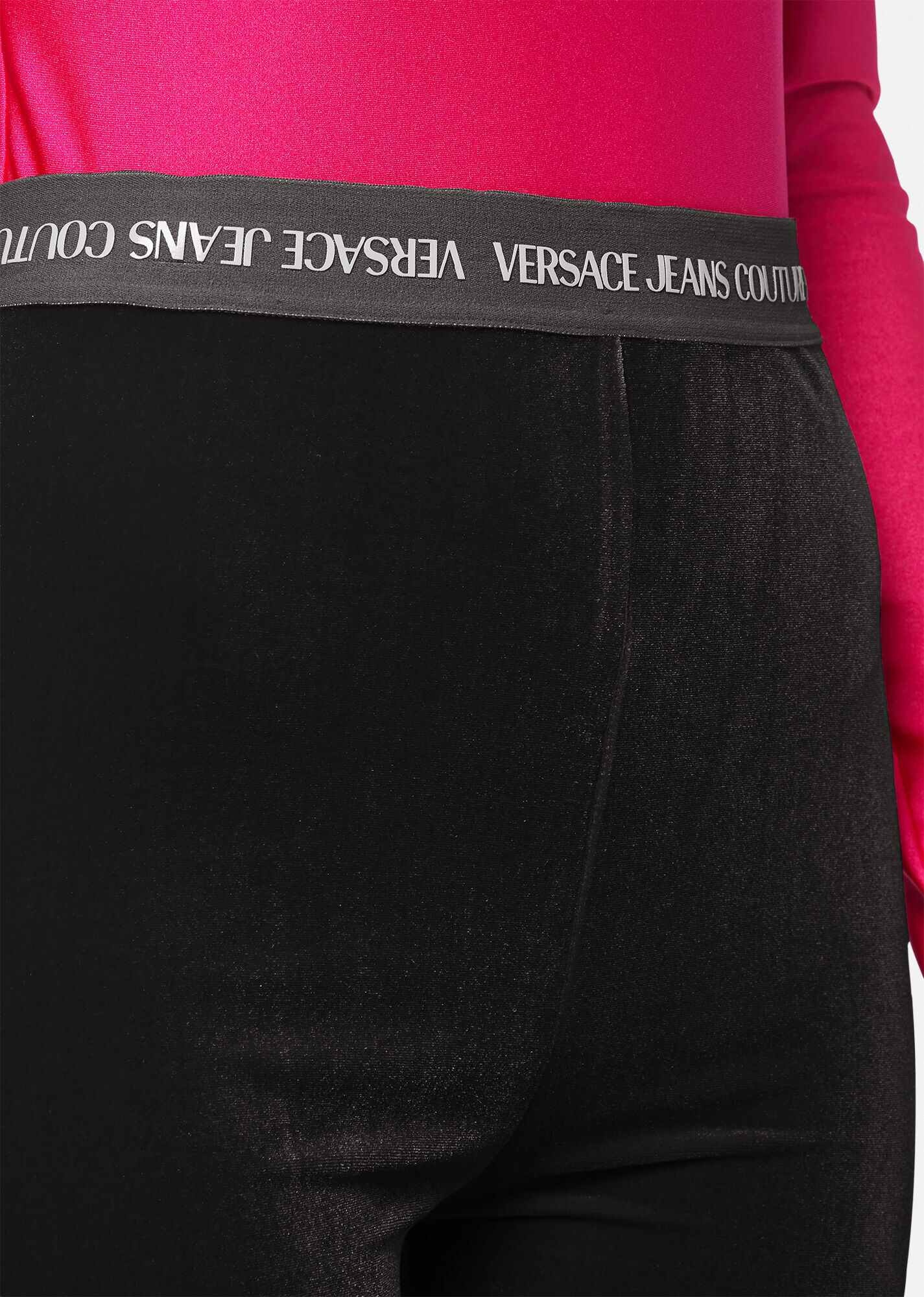 Logo Velvet Leggings - 5