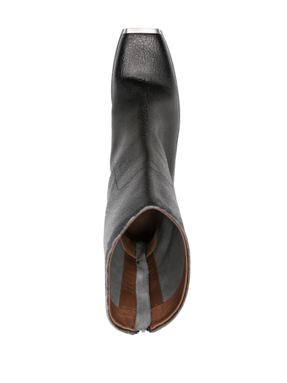 metal-toecap ankle boots - 4
