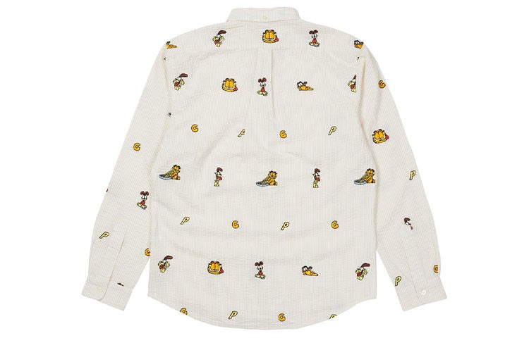 Palace FW21 Garfield Boojie Shirt 'White' P21SHT002 - 2