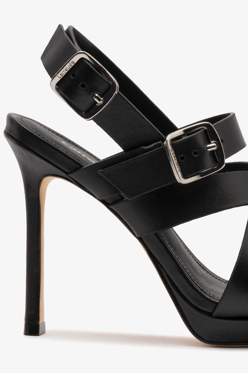 Patti Sandal In Black Leather 4