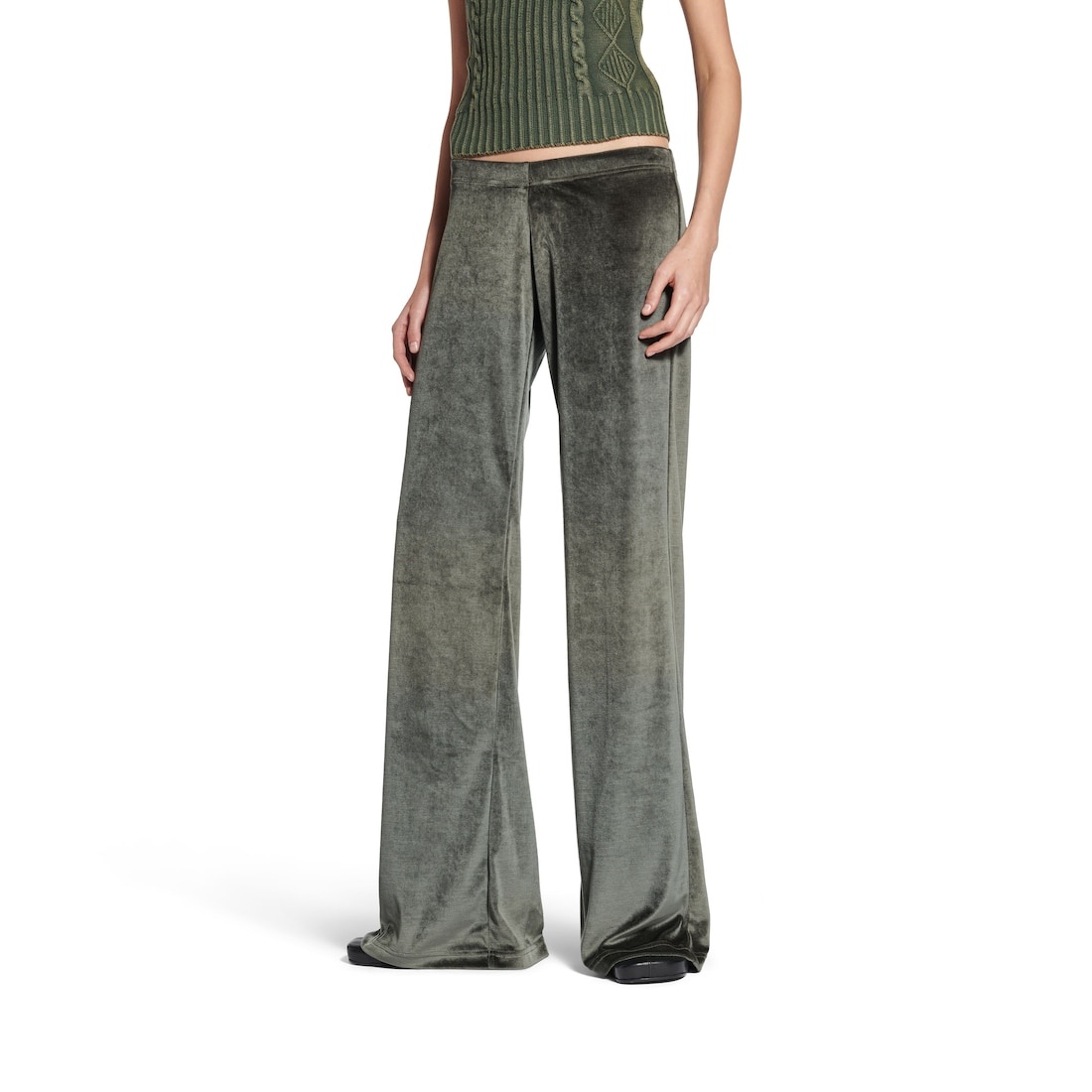 Women's Sweatpants in Khaki - 5