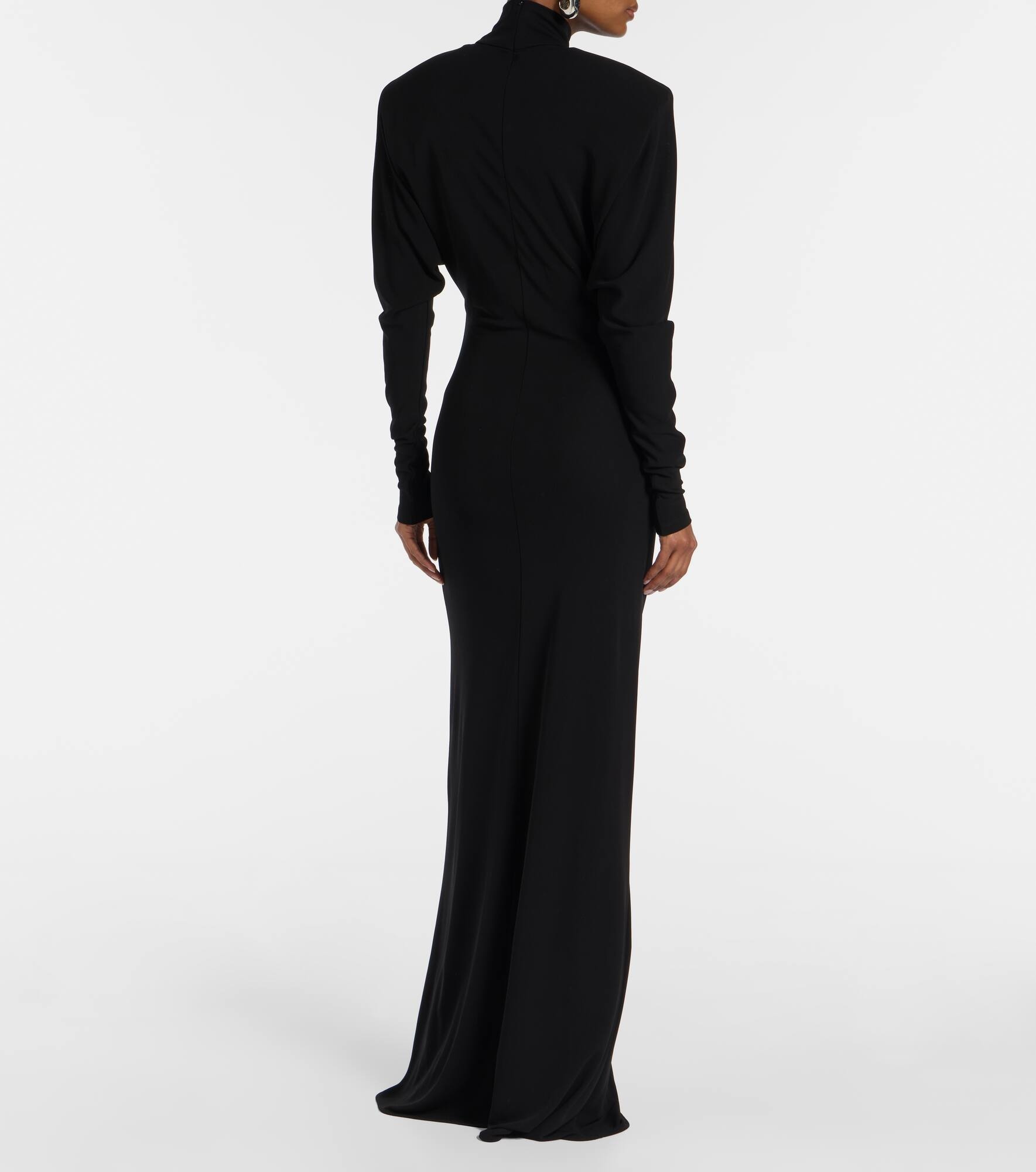 Crêpe jersey gown - 3