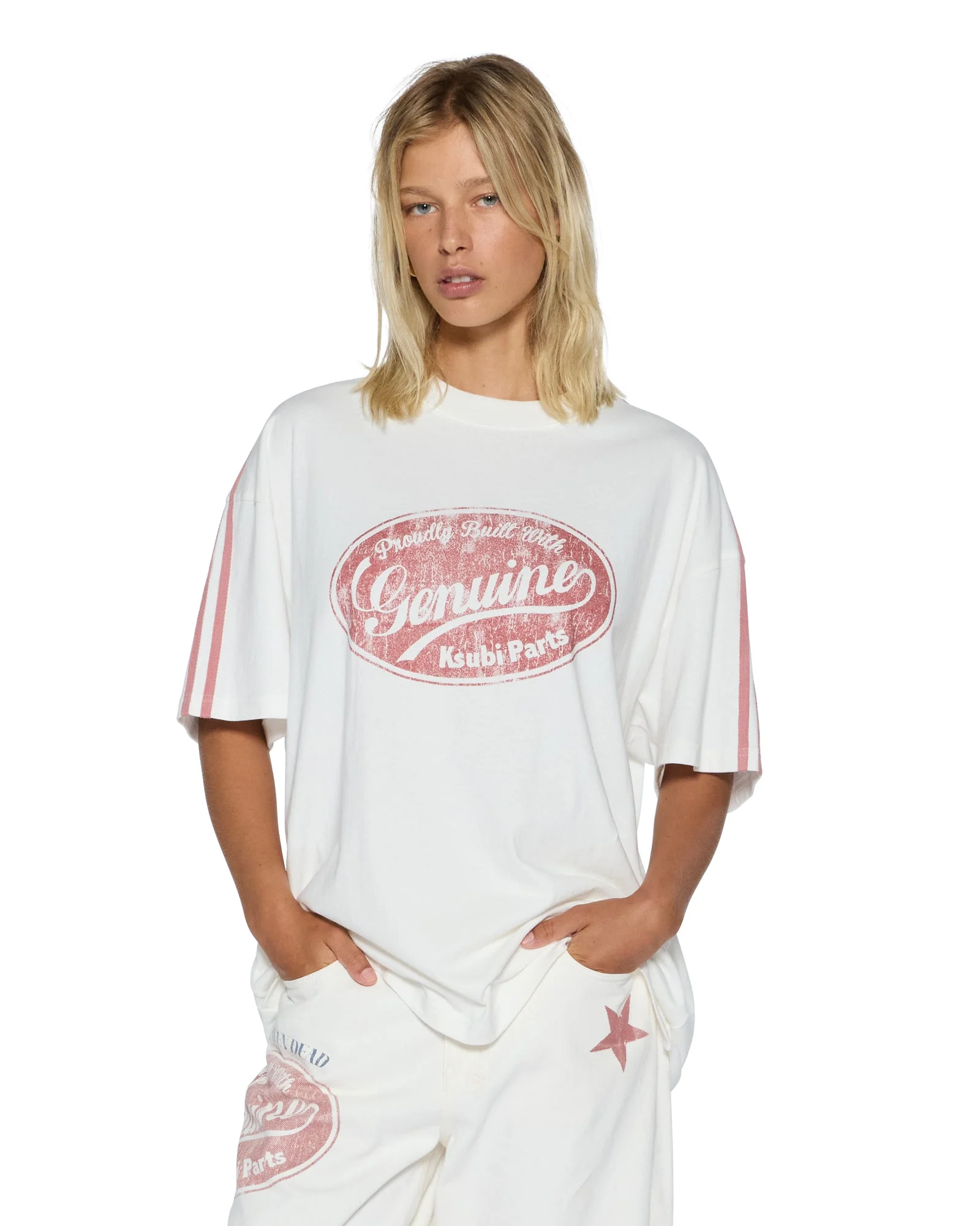 GENUINE BOYFRIEND SS TEE VINTAGE WHITE - 1