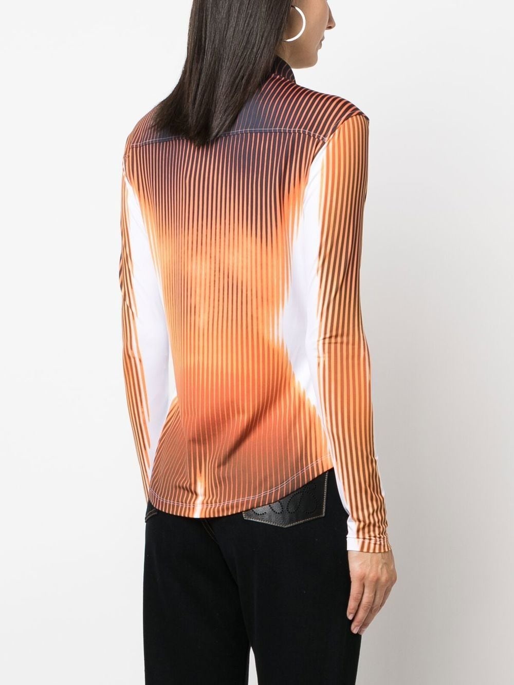 graphic-print long-sleeve shirt - 4