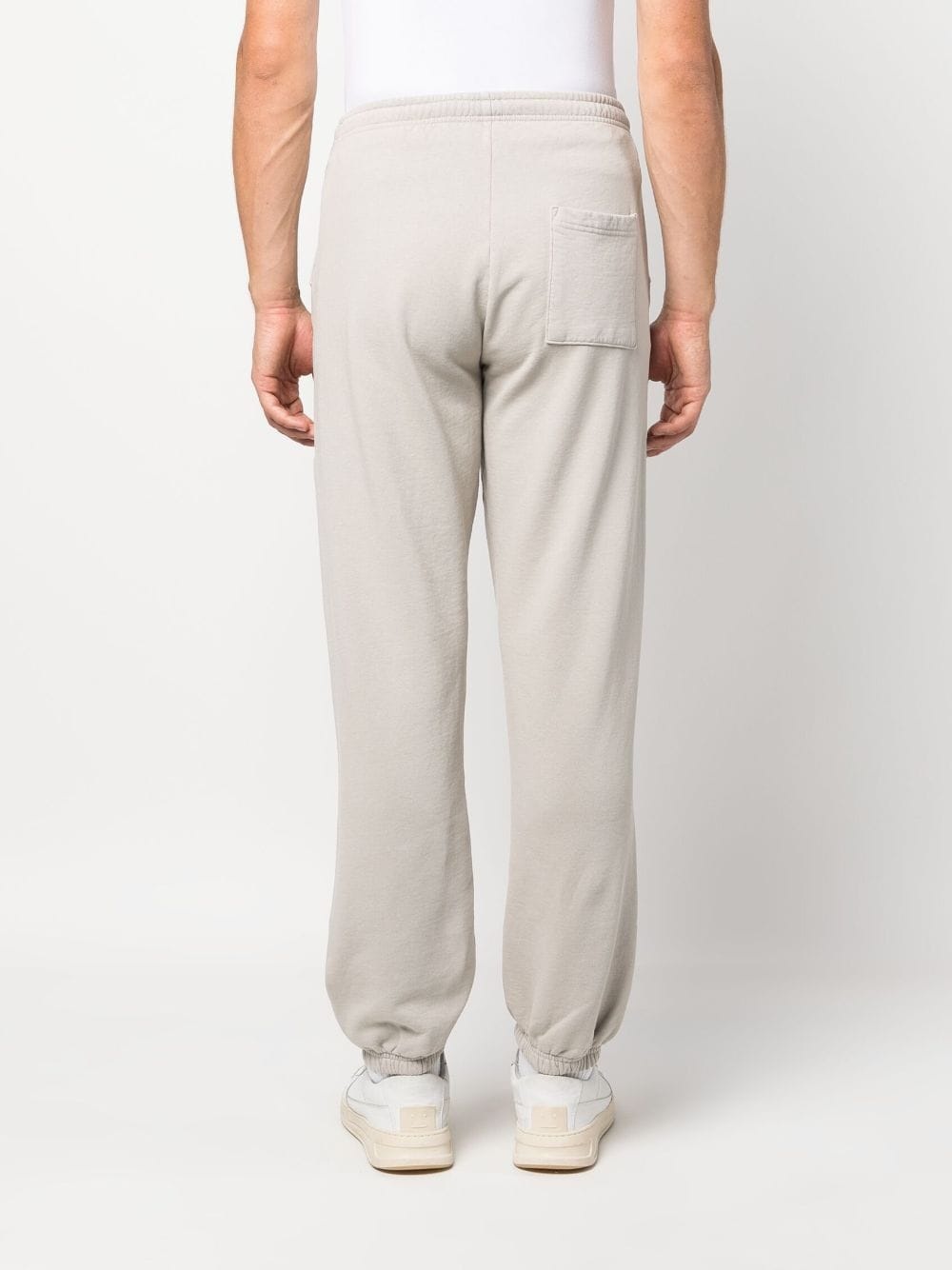 logo-print cotton track trousers - 5