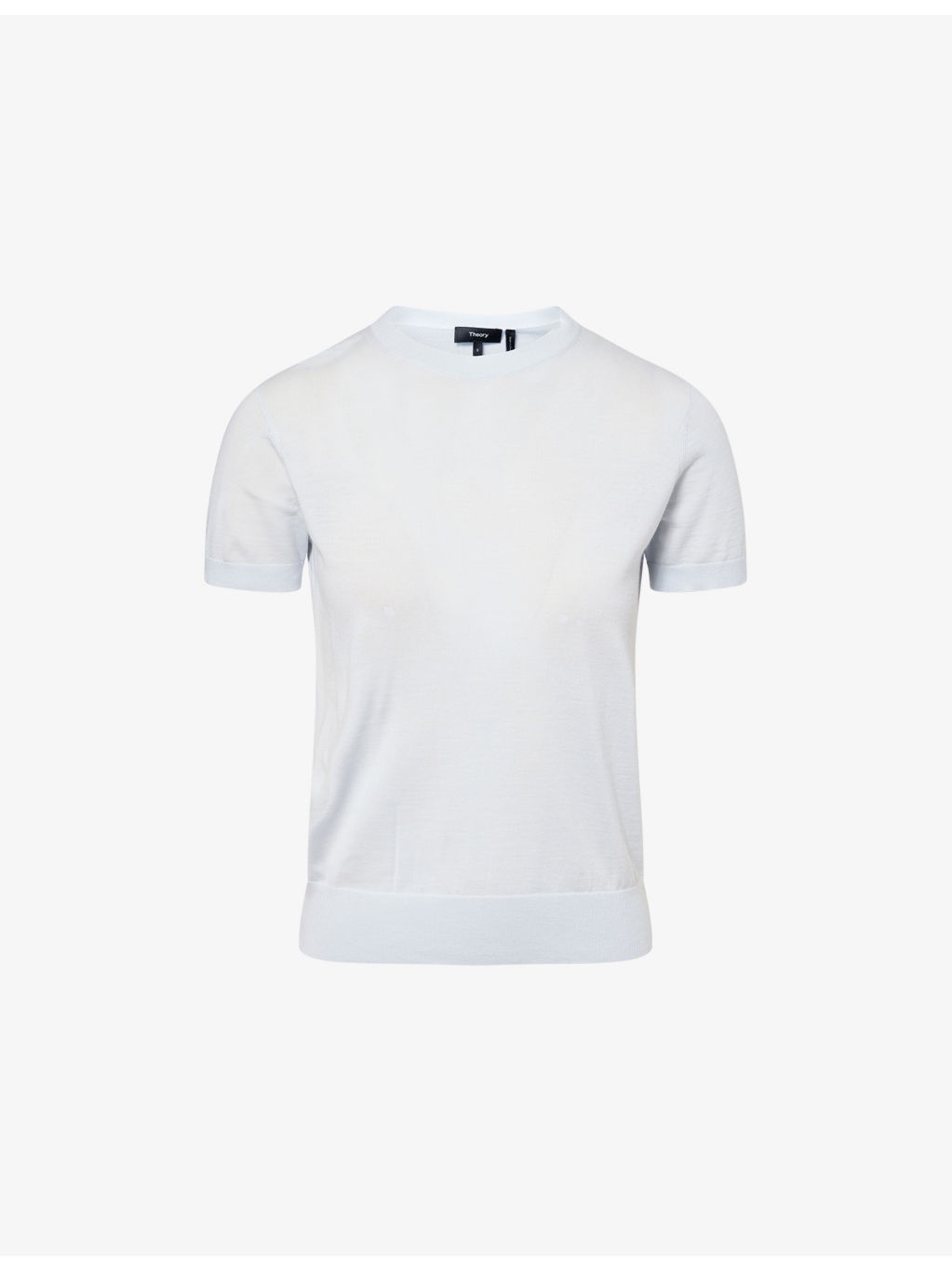 Basic Short-Sleeves Wool T-Shirt - 1