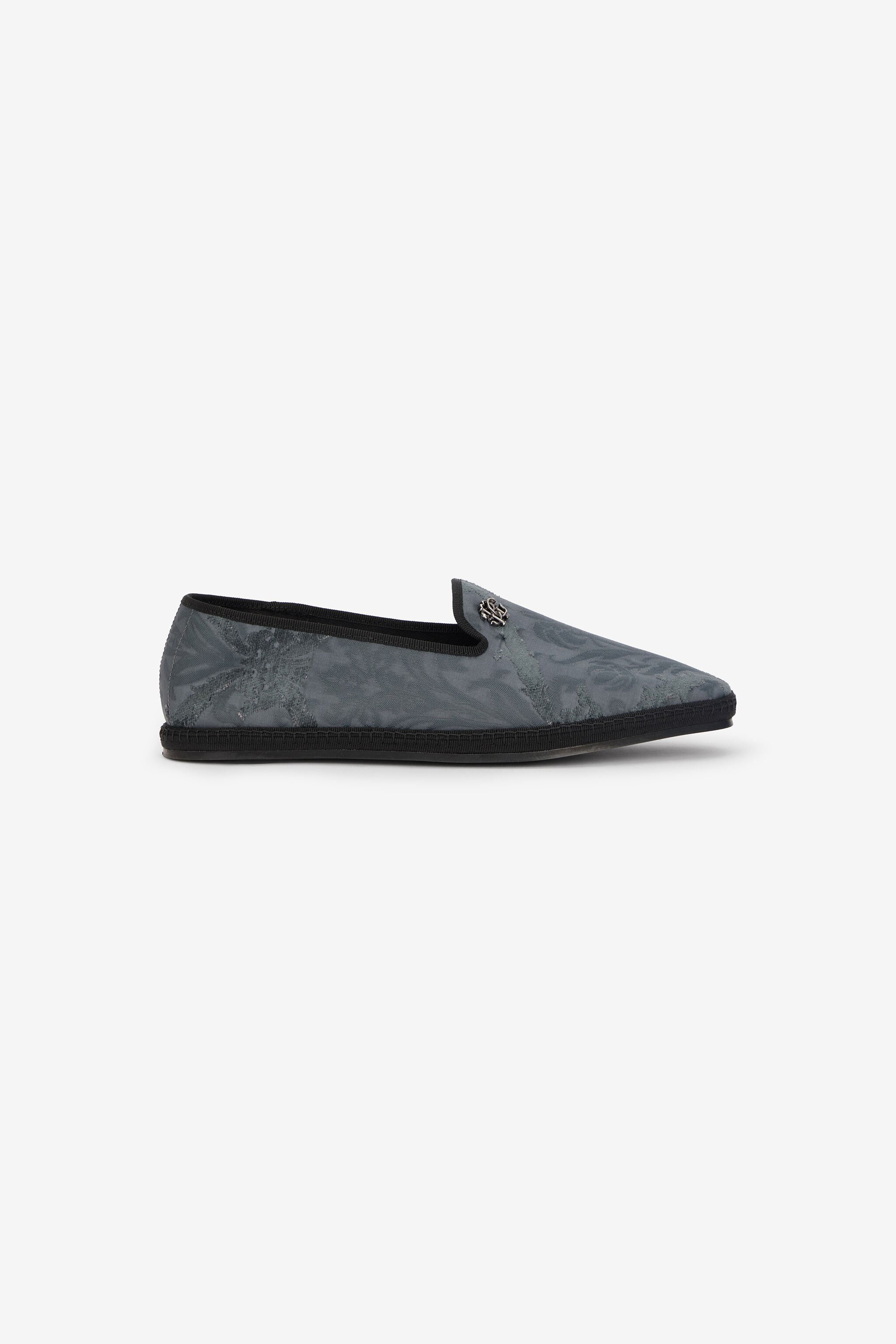 Roberto Cavalli Jacquard Slip-On Shoes - 5
