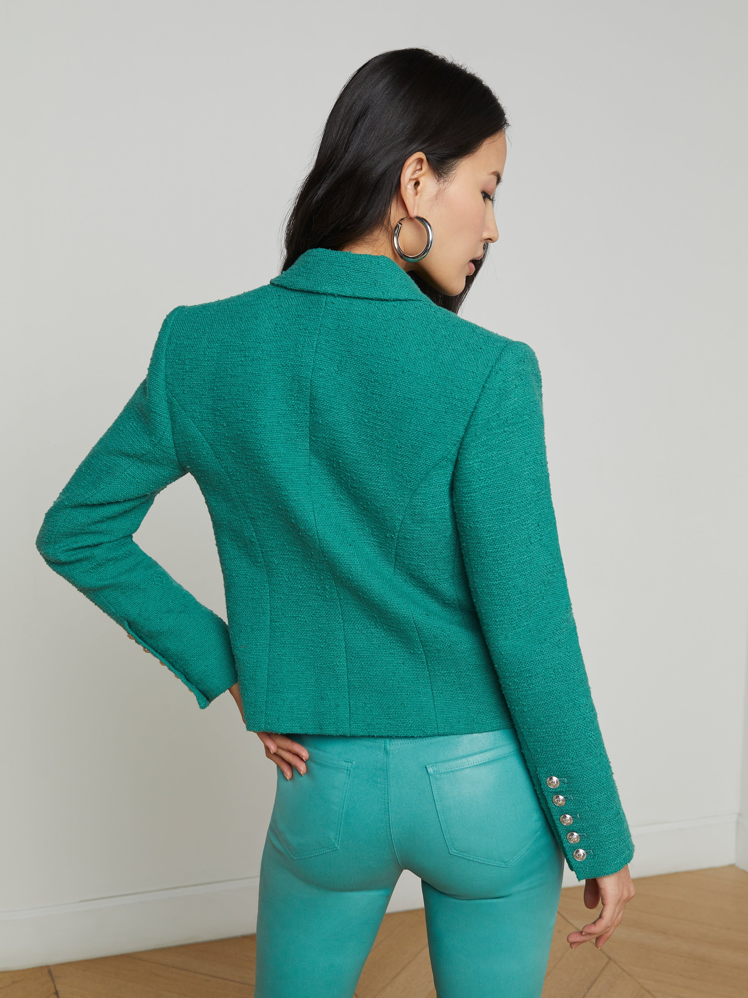 Brooke Open-Front Blazer - 5