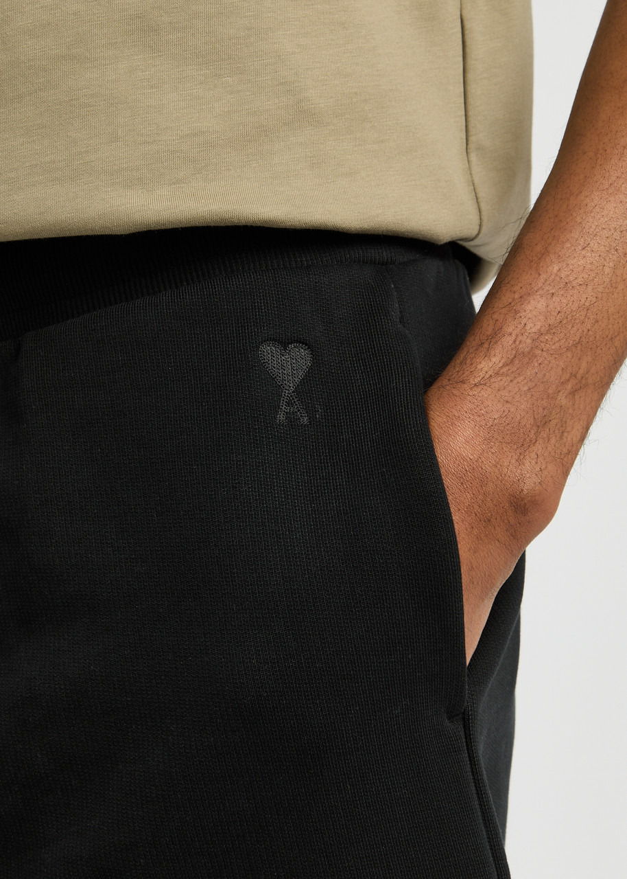 Ami Paris Logo-embroidered Cotton Shorts - 5