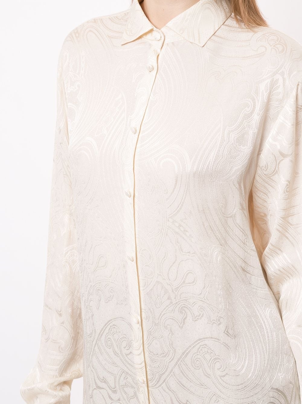 paisley brocade shirt - 5