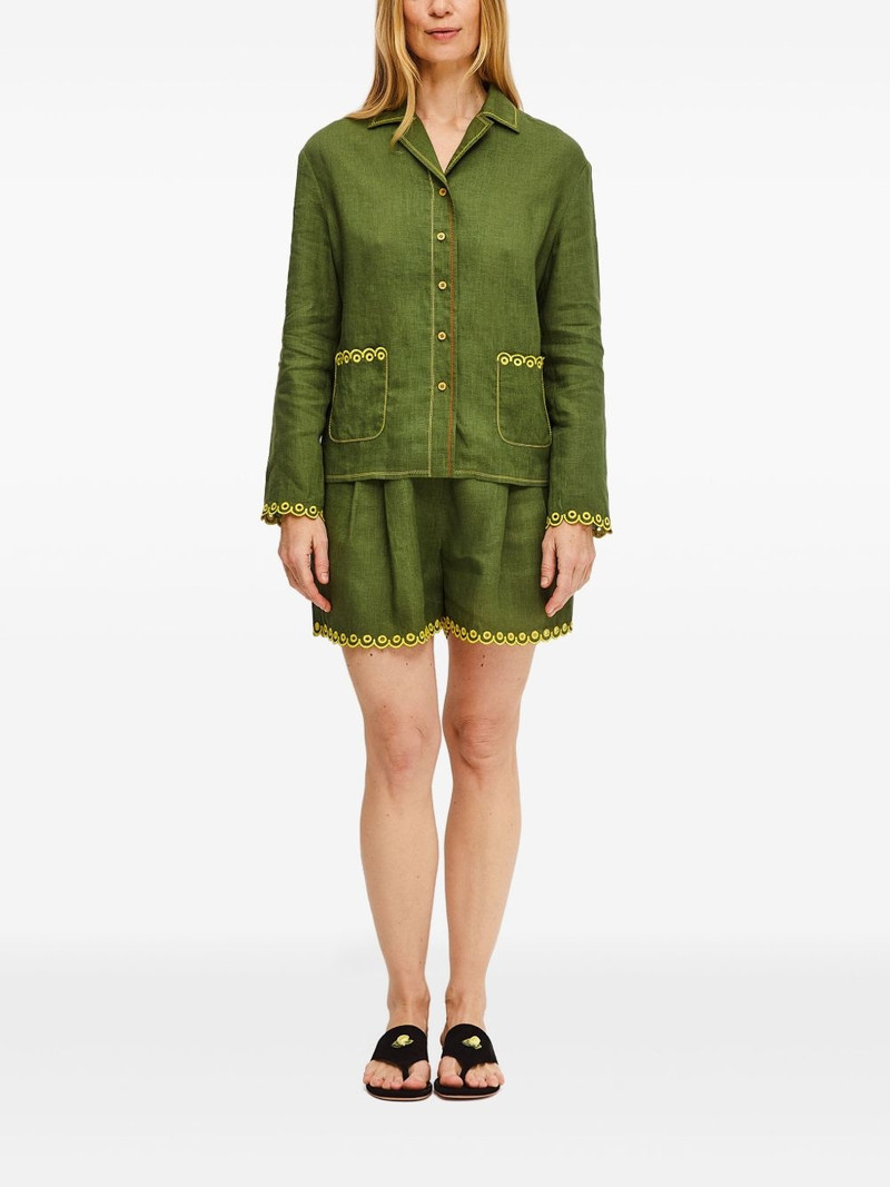 SLEEPER Petra embroidered shorts outlook