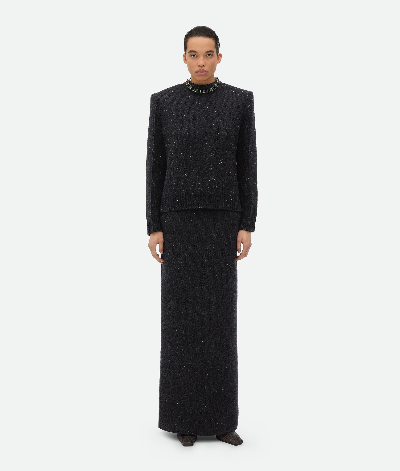 Wool Tailored Skirt - 4