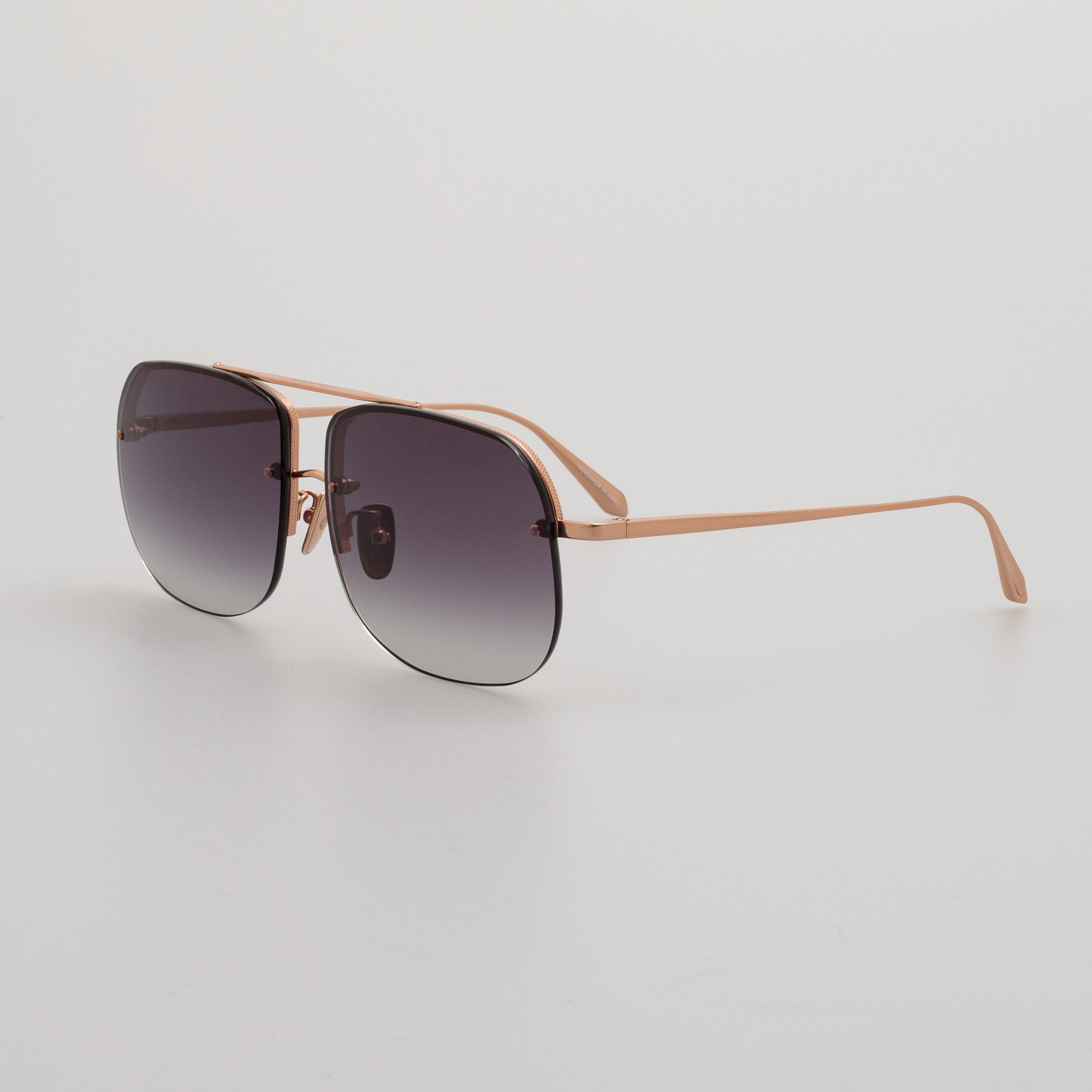 Seren Aviator Sunglasses in Rose Gold - 2