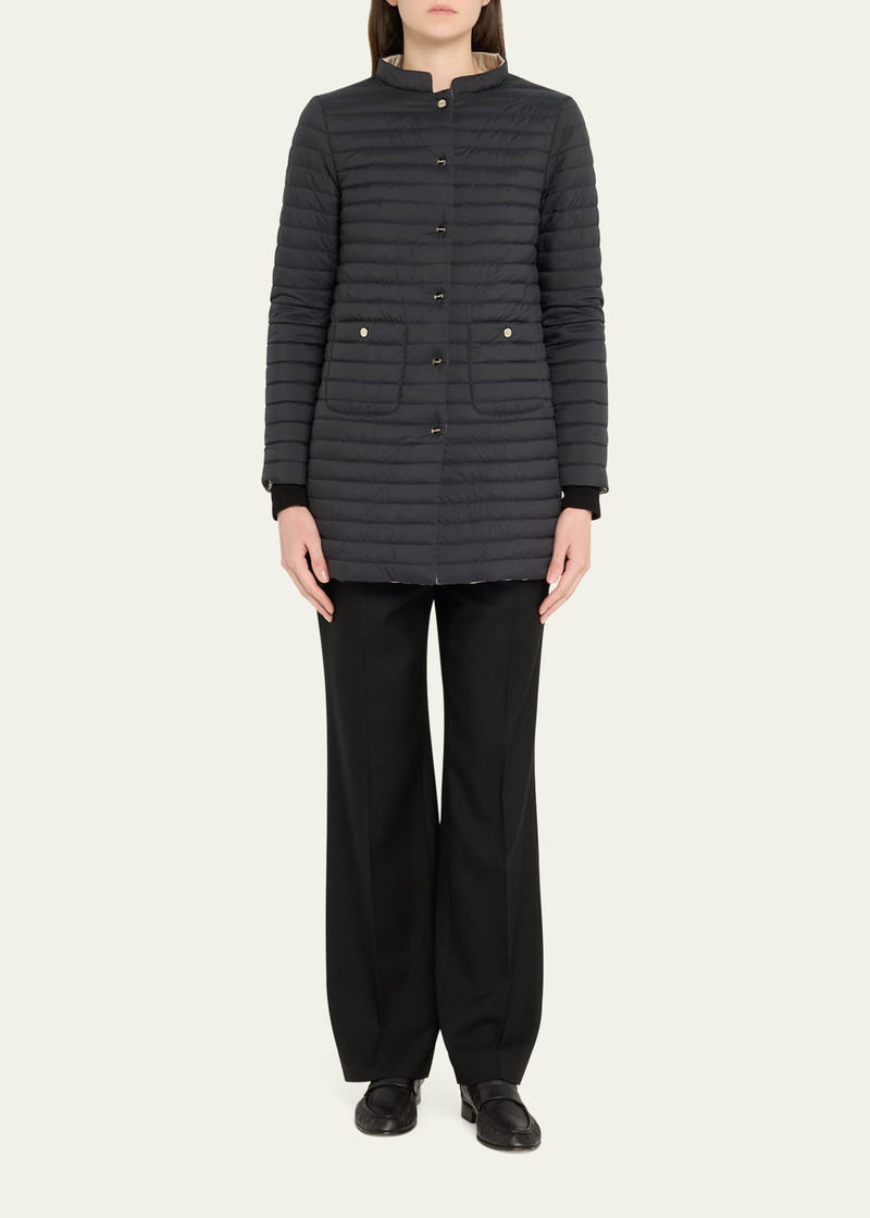 Herno Reversible A-Shape Quilted Down Jacket outlook